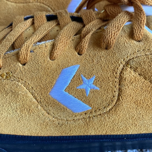 Converse CONS Mustard Louie Lopez Pro Mono Classic Suede Saffron Yellow Men’s 12 - Picture 7 of 15